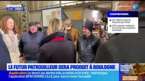 Boulogne-sur-Mer: un futur patrouilleur produit à la Socarenam