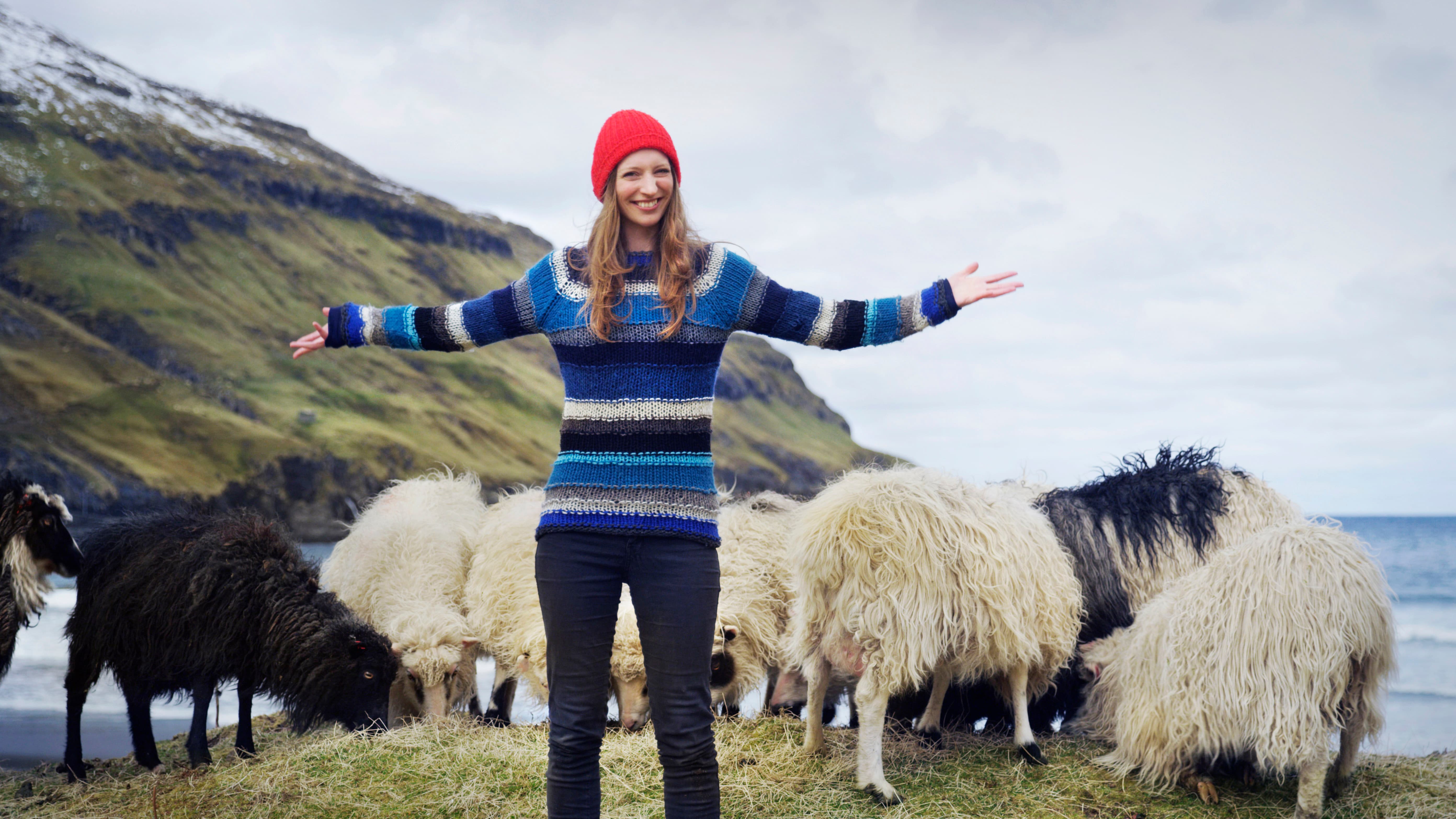 Durita Dahl Andreassen, la jeune femme qui a lancé l'opération Sheep View 360. Durita Dahl Andreassen, la jeune femme qui a lancé l'opération Sheep View 360.