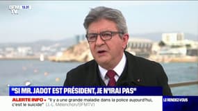 Jean-Luc Mélenchon: "Si Monsieur Jadot est président de la République, je n'irai pas" au gouvernement