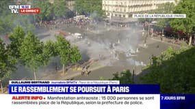Paris: de nombreux manifestants quittent la place de la République