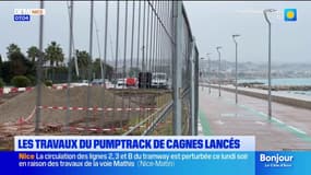 Alpes-Maritimes: les travaux du pumptrack de Cagnes-sur-Mer lancés
