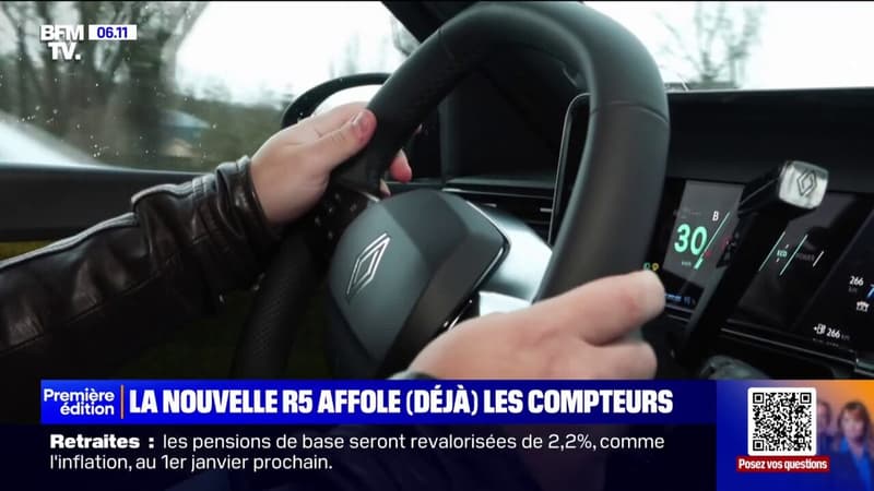 La nouvelle R5 en tête des ventes de voitures électriques