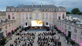 La fête de la musique à l'Elysée en 2021.