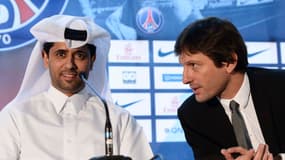 Leonardo et Nasser Al-Khelaïfi en 2013