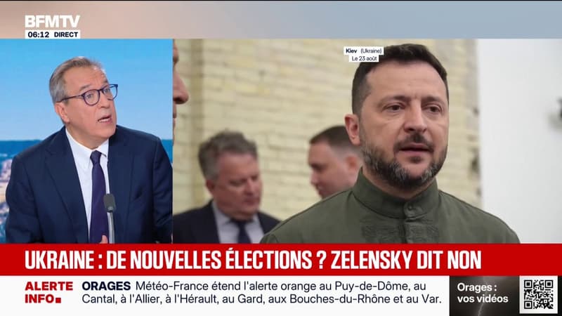 ÉDITO - Volodymyr Zelensky rejette les élections, qui constitueraient un "tsunami qui fracturetait" le pays