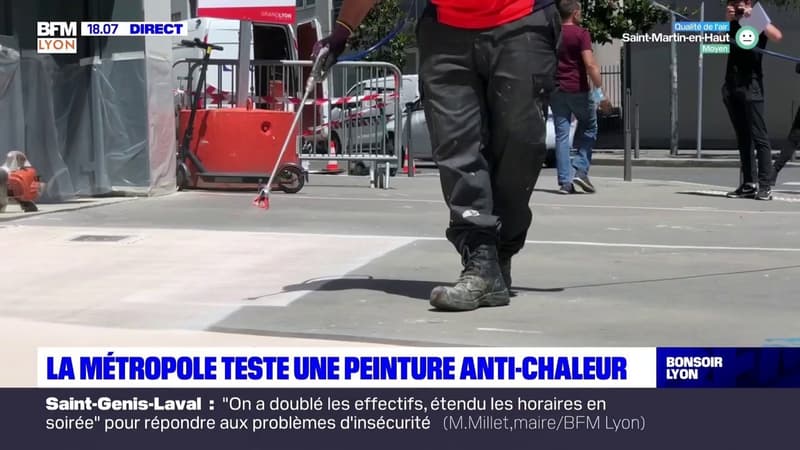 La Métropole teste une peinture anti-chaleur