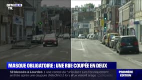 Une rue coupée en deux car les villes de Lomme et Lambersart ne s'accordent pas sur le port du masque obligatoire