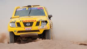 Un véhicule lors du Dakar 2009