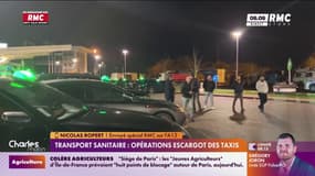 Transport sanitaire : opération escargot des taxis