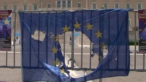 A Madrid, le drapeau européen a été malmené