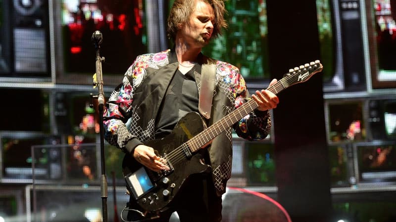 Matt Bellamy, le leader de Muse, le 12 avril 2014