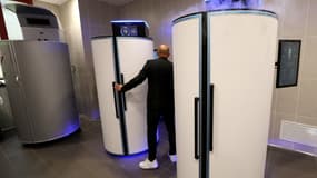 Une salle de cryothérapie au Centre International de Haute Performance du Val d'Oise, à Eaubonne, au nord de Paris, le 28 juin 2024.