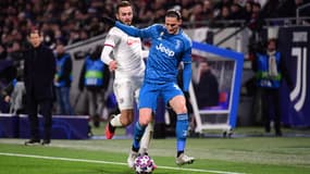 Lucas Tousart et Adrien Rabiot lors du match aller entre Lyon et la Juventus Turin, le 26 février dernier