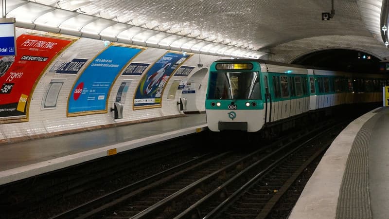 Publicité dans le métro. (illustration)