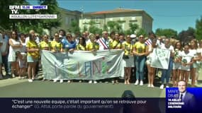 Une marche blanche a lieu en l'honneur de Mélanie Lemée, la gendarme tuée dans le Lot-et-Garonne. Elle a été tuée samedi dernier par un chauffard qui a refusé d'obtempérer lors d'un contrôle routier.