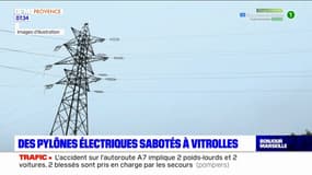 Vitrolles: des incendies volontaires touchent des lignes à haute tension