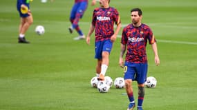 Antoine Griezmann et Lionel Messi