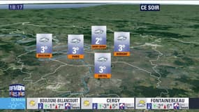 Météo Paris-Ile de France du 13 février: De faibles chutes de neige
