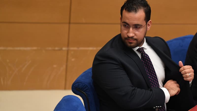 Alexandre Benalla devant les sénateurs.