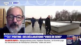 Négociations Ukraine/Russie: le Kremlin qualifie les déclarations de Volodymyr Zelensky de "vides de sens"