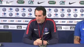 Unai Emery s'agace face à un journaliste qui lui demande de citer trois joueurs des Herbiers