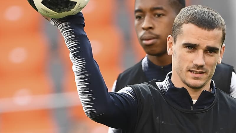 Antoine Griezmann, le 20 juin 2018 à Ekaterinburg en Russie.