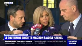 "Elle parle, et tous ceux qui parlent ont du courage." Brigitte Macron apporte son soutien à Adèle Haenel