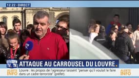 Agression au Louvre: "On nous a guidé dans une salle (…) puis fouillés à la sortie", cet enseignant raconte comment s'est déroulé le confinement