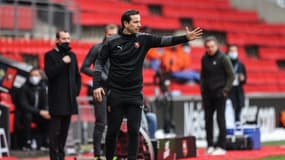 Julien Stéphan, le 14 février 2021, pour la réception de Saint-Etienne au Roazhon Park