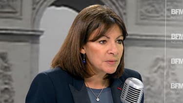 Anne Hidalgo sur BFMTV, le 10 janvier.