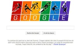 Tout clic effectué sur le logo Google renvoie à des documents consacrés à la charte olympique.