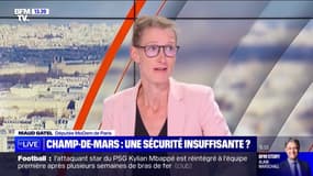 Insécurité sur le Champ-de-Mars: "Depuis le mois de mai, la présence policière a été renforcée", indique Maud Gatel (députée MoDem de Paris)