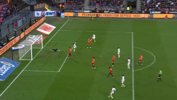 La boulette de Mandanda face à Lorient, le 3 mars 2024. La boulette de Mandanda face à Lorient, le 3 mars 2024.