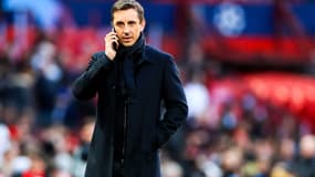 Gary Neville à Old Trafford le 10 avril 2019