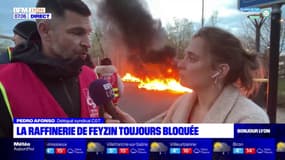 Rhône: la raffinerie de Feyzin toujours bloquée