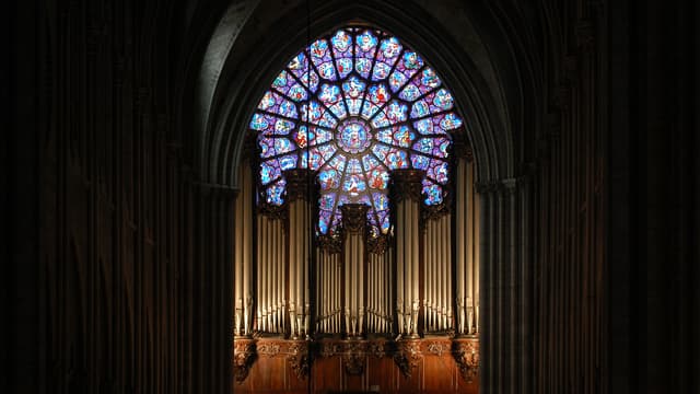L'orgue de Notre-Dame de Paris.