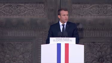 Discours d'Emmanuel Macron pour l'entrée de Simone et Antoine Veil au Panthéon, le 1er juillet 2018
