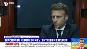 Emmanuel Macron sur la guerre en Ukraine: "L'image forte qui restera, c'est l'unité des Européens"