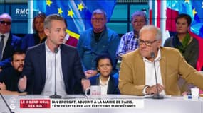 Ian Brossat et Johnny Blanc sur le plateau des GG  le 06/03/2019
