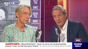 Elisabeth Borne face à Jean-Jacques Bourdin en direct - 28/09