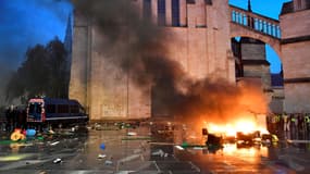 Des affrontements se sont déroulés en marge des manifestations des Gilets jaunes à Bordeaux, comme ce 1er décembre 2018.