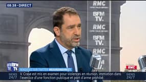 Affaire Benalla: "A l'aube du premier jour, Emmanuel Macron est intervenu, mais je pense que c'est un détail par rapport au comportement d'un homme totalement scandaleux", estime Christophe Castaner