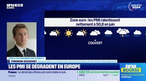 L'éco du monde : Zone euro, les PMI ralentissent nettement à 50,8 en juin - 21/06