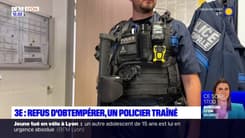 Lyon: un policier traîné sur une cinquantaine de mètres lors d'un refus d'obtempérer