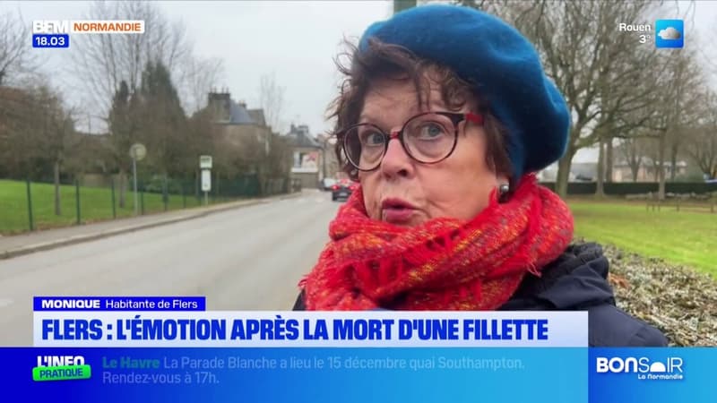 Flers: l'émotion après la mort d'une fillette renversée par un car scolaire