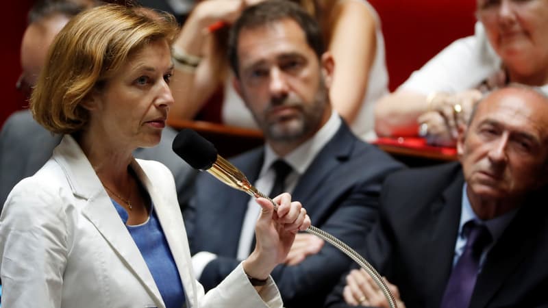 La ministre des Armées Florence Parly lors des questions au gouvernement, à l'Assemblée nationale le 19 juillet 2017.