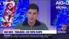 Ligue 1: les tops et les flops du match Nice-Toulouse