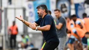 Le coach de l'OM Gennaro Gattuso face au Havre 