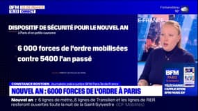 Nouvel an: 6.000 agents des forces de l'ordre à Paris