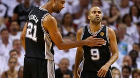 Tim Duncan et Tony Parker